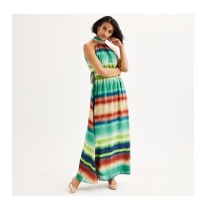NWT Taylor Striped Maxi Dress